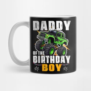 Daddy Of The Birthday Boy Monster Truck Birthday Family Mug